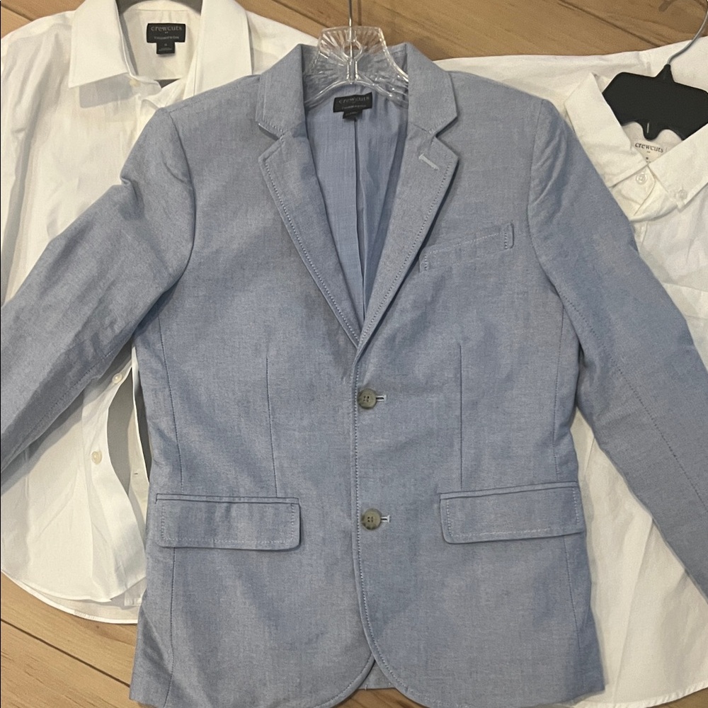 Crewcuts Classic cotton blue Kids Blazer Set